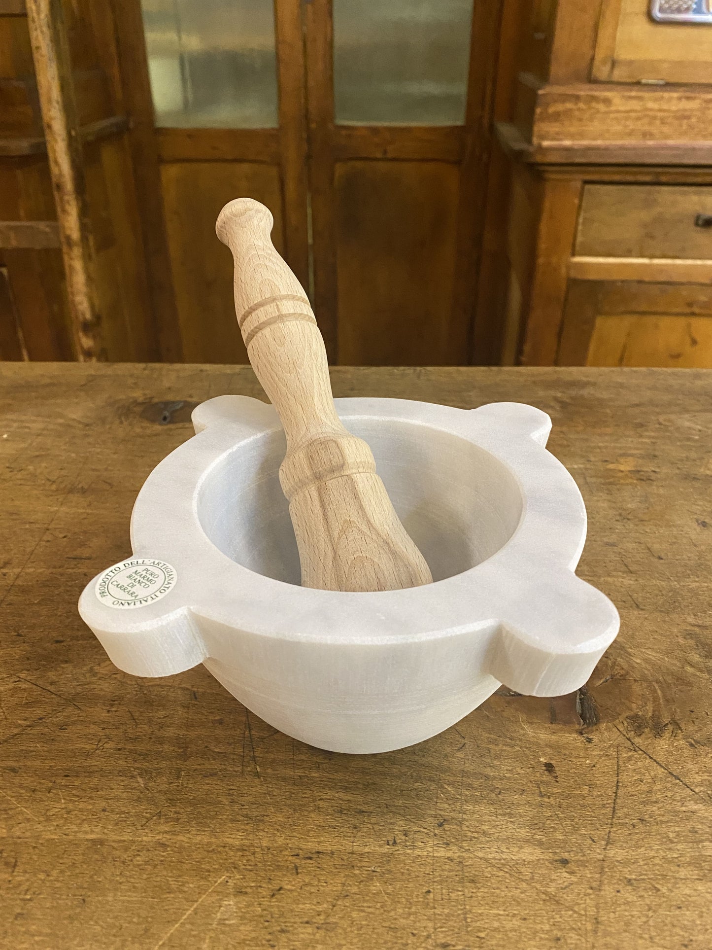 Mortaio in marmo Ø 14 cm