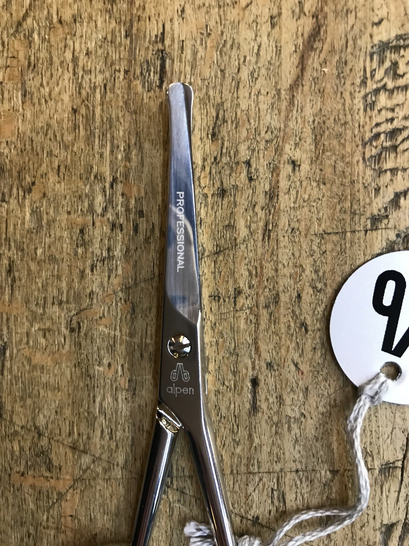 Chrome nose hair scissors