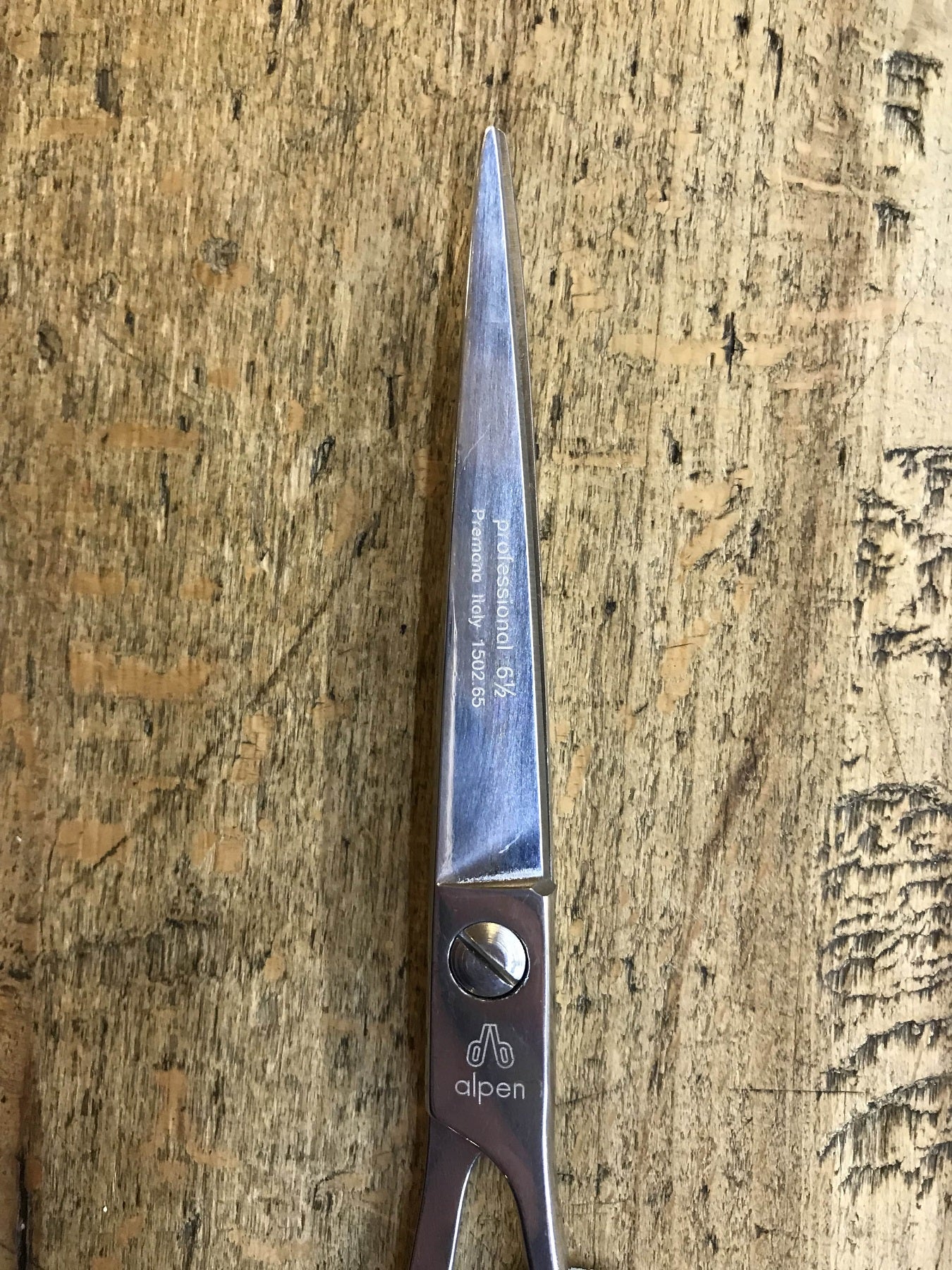 6½ inch chrome hair scissors