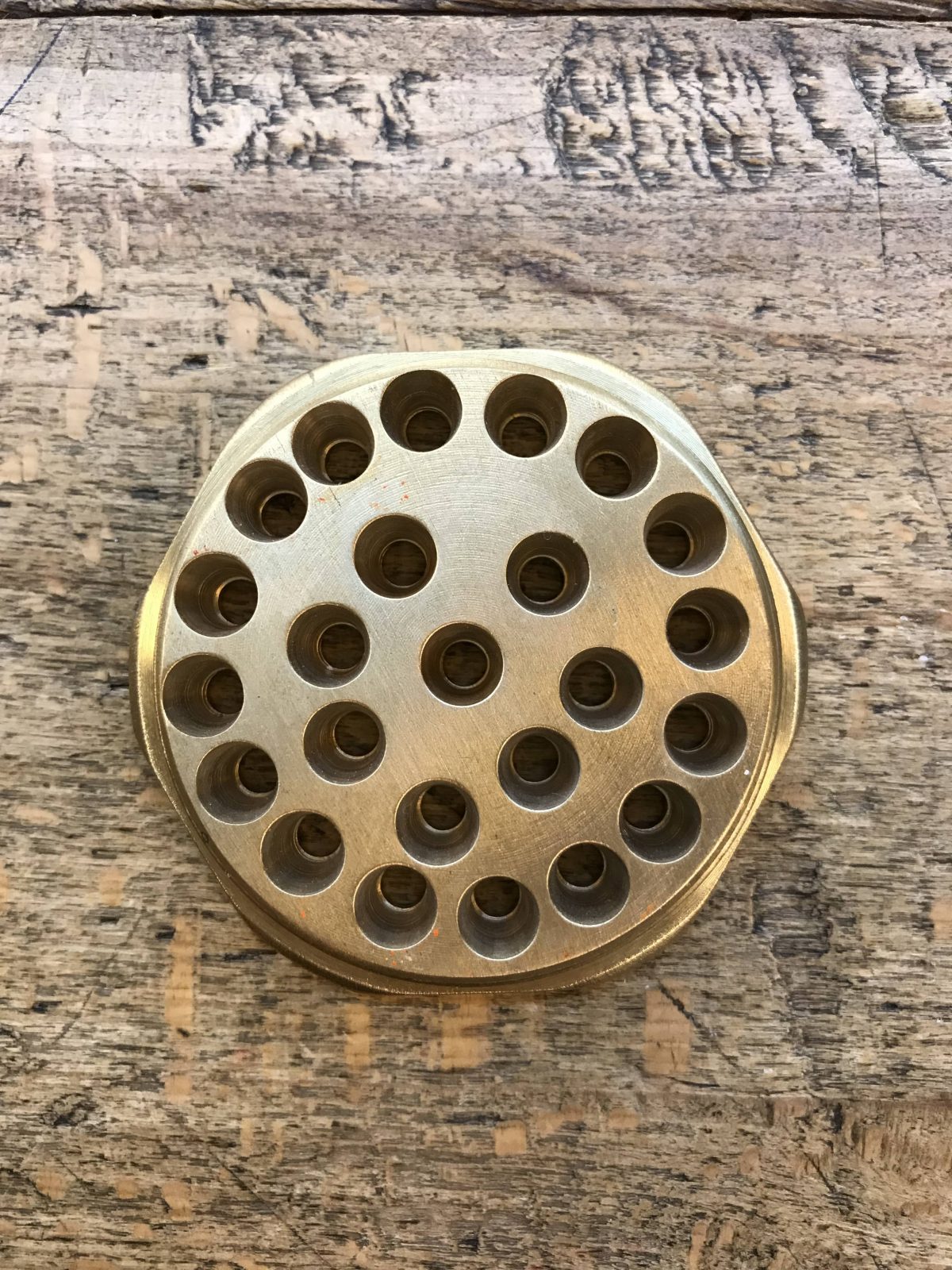 Brass pasta press