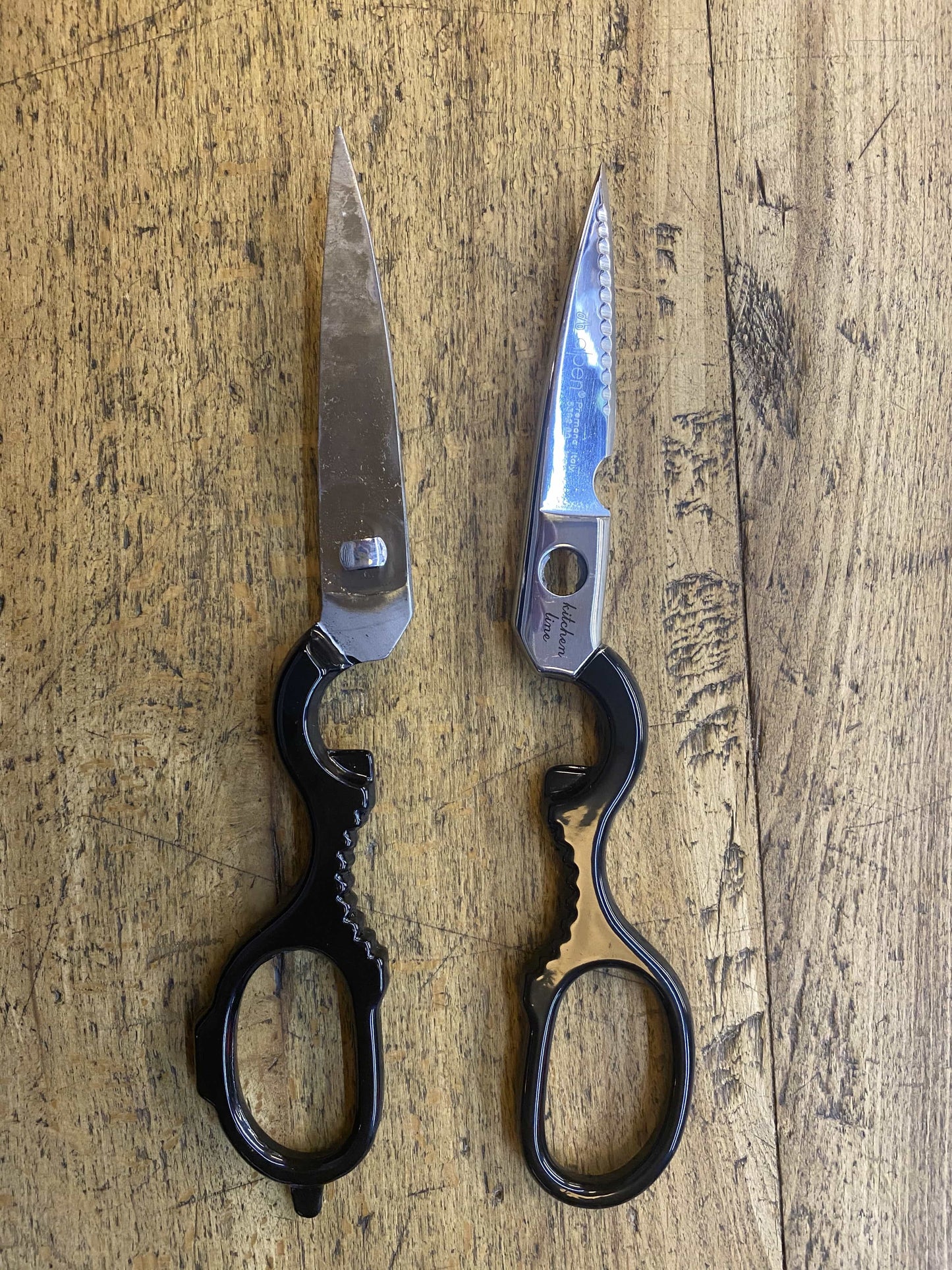 Alpen black kitchen scissors