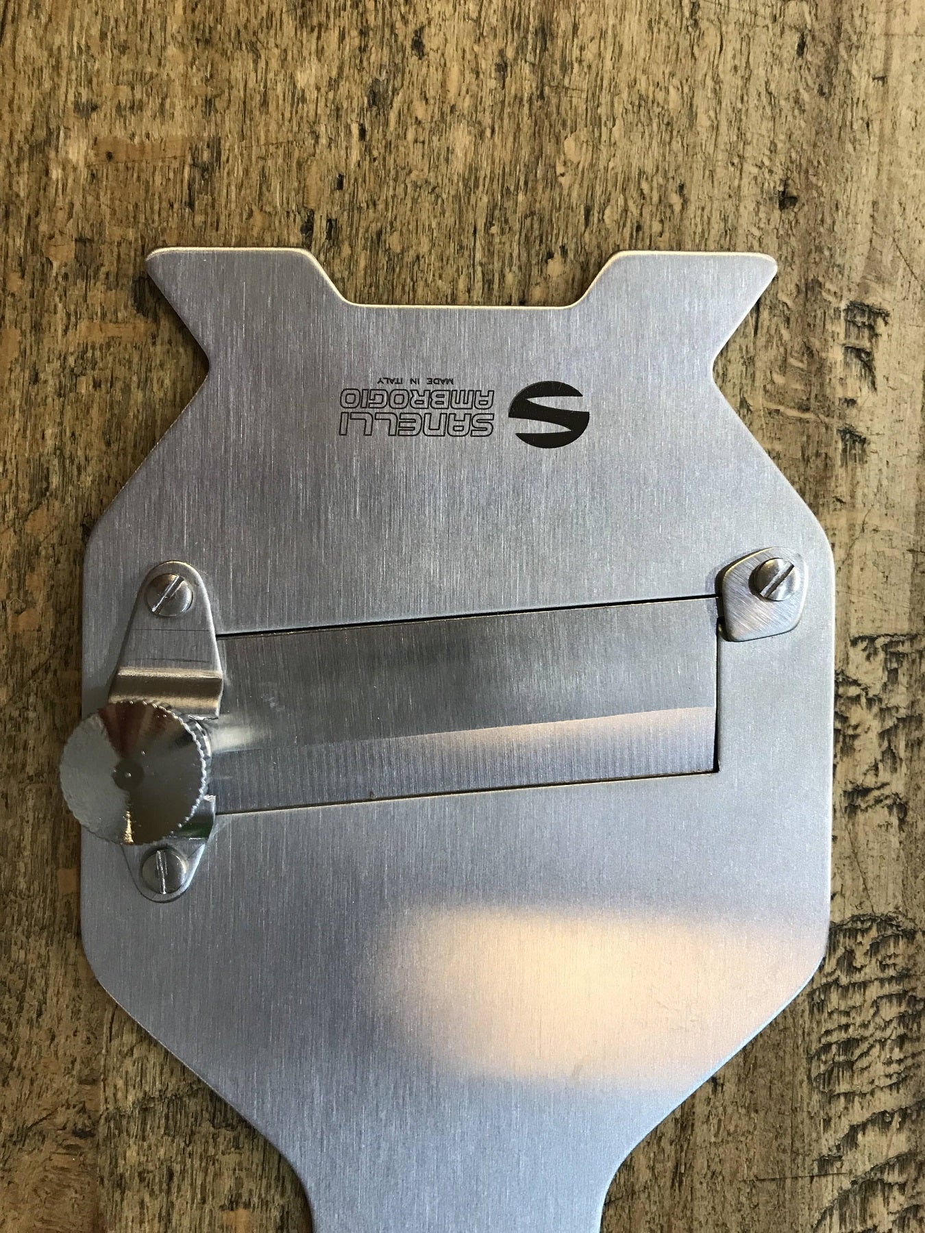 Affettatartufo in acciaio inox con lama liscia