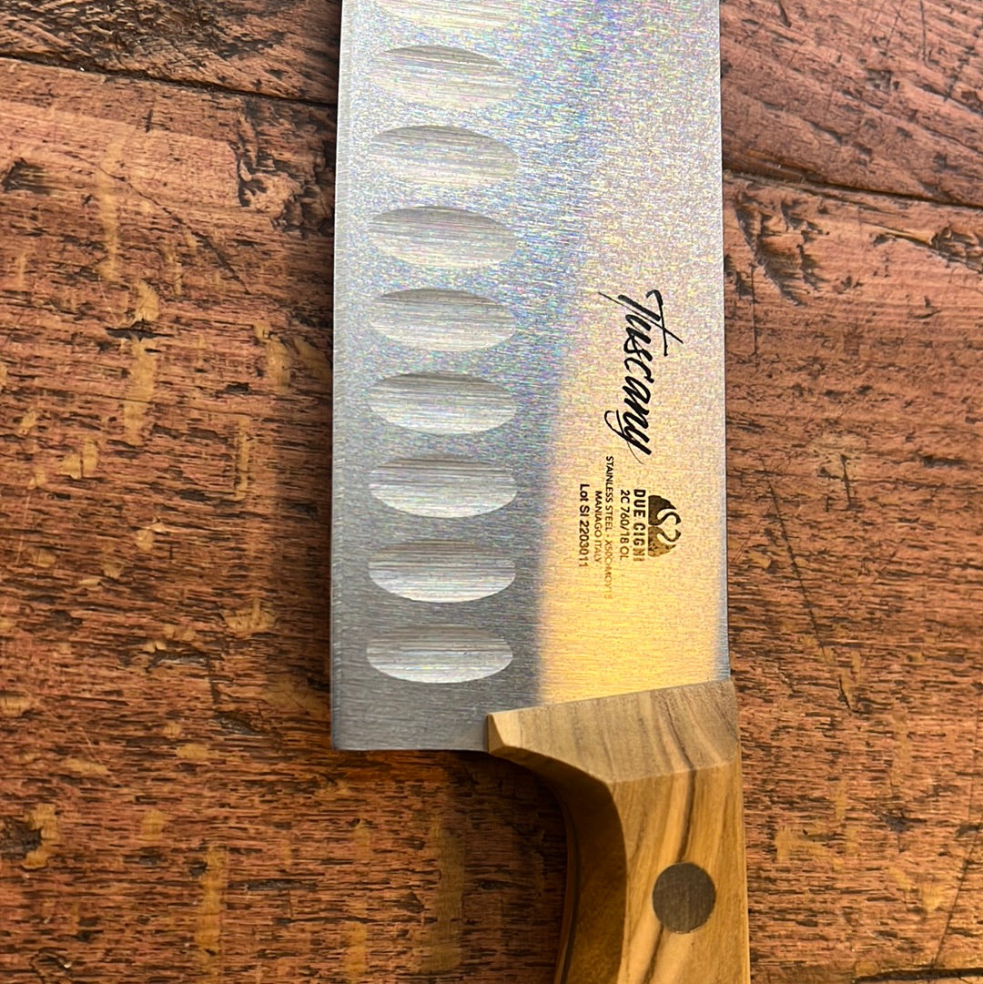 Santoku alveolato Due Cigni