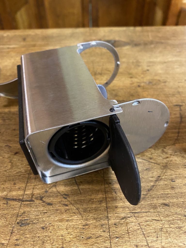 Stainless steel crank grater