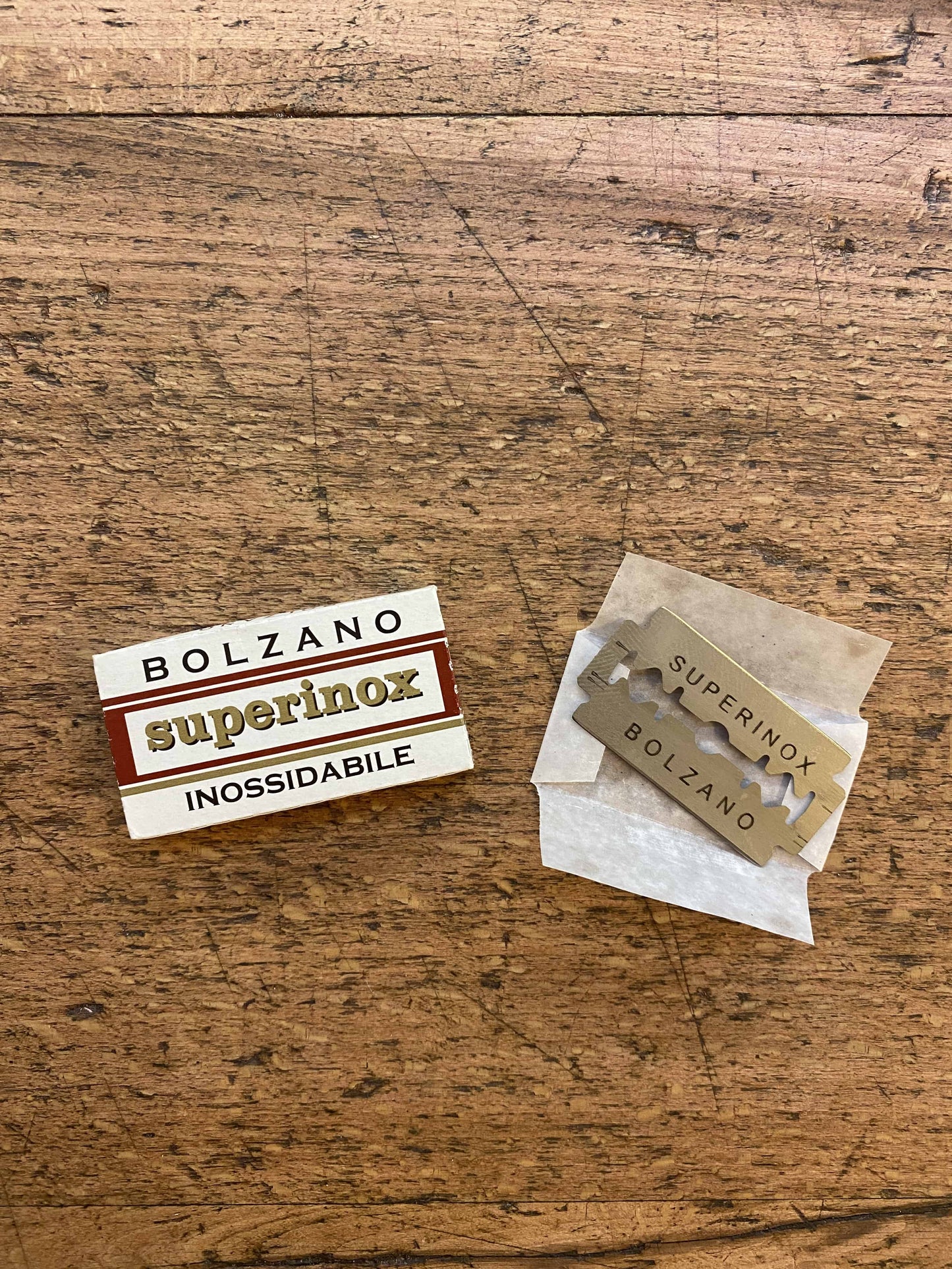 Bolzano Superinox beard blades