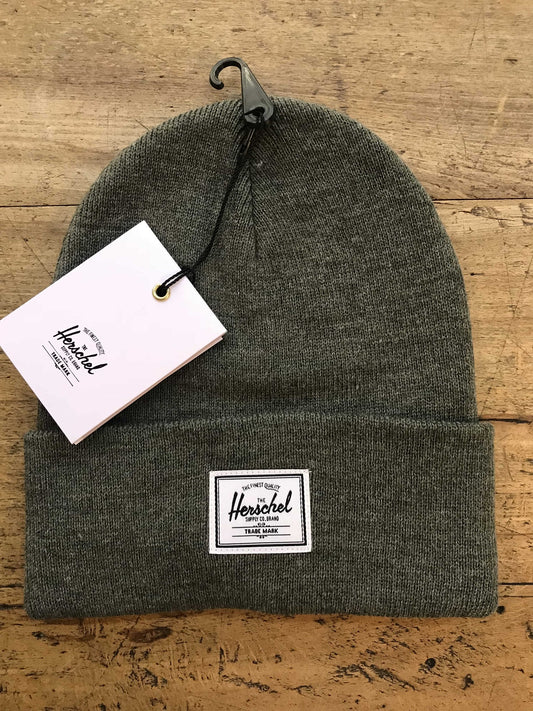 Herschel green winter hat