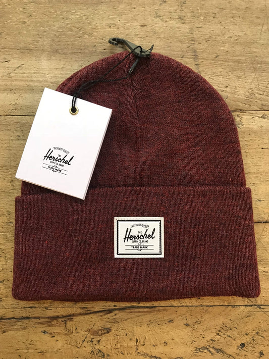 Herschel burgundy winter hat