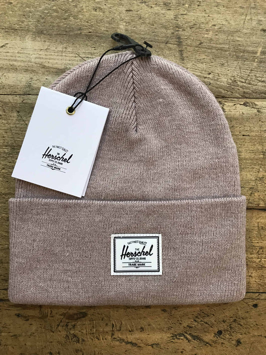 Antique pink Herschel winter hat