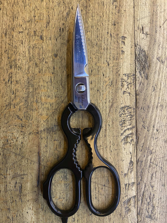 Alpen black kitchen scissors