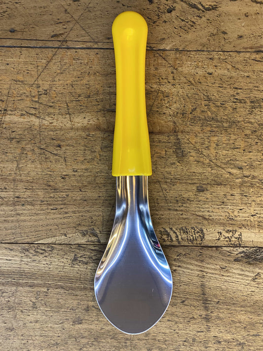 Yellow ice cream scoop