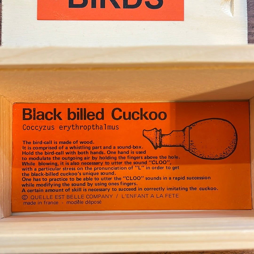 Wooden Great Cuckoo Call