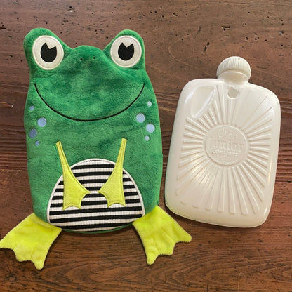 Hot water bottle, frog