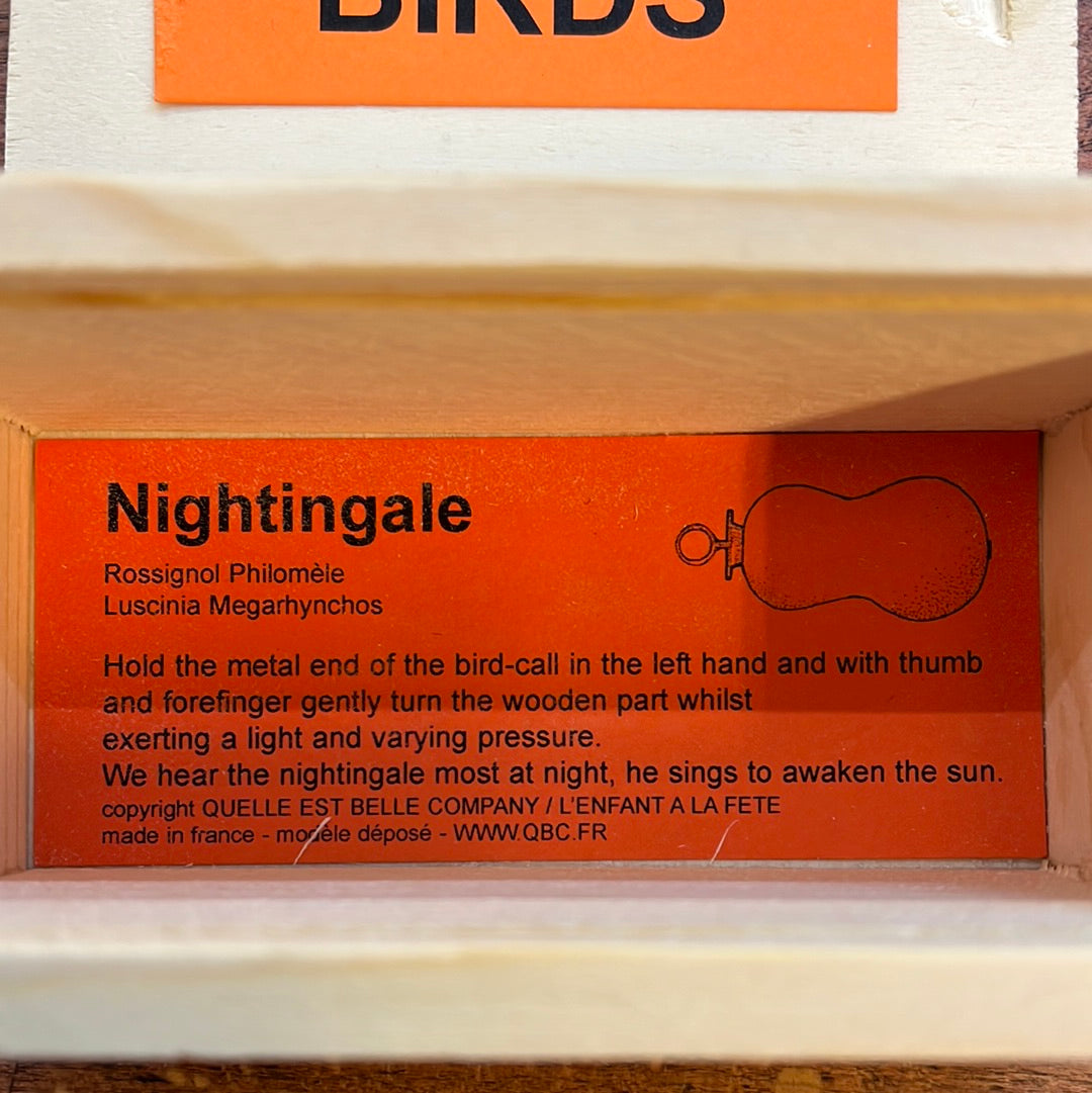 Wooden Nightingale decoy