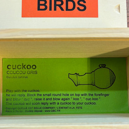 Wooden Great Cuckoo Call