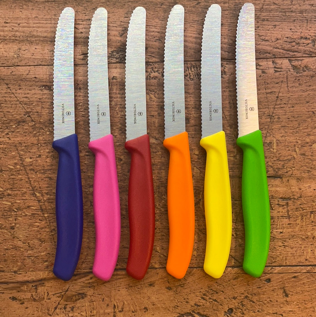 Set 6 coltelli tavola De Carlo colorati